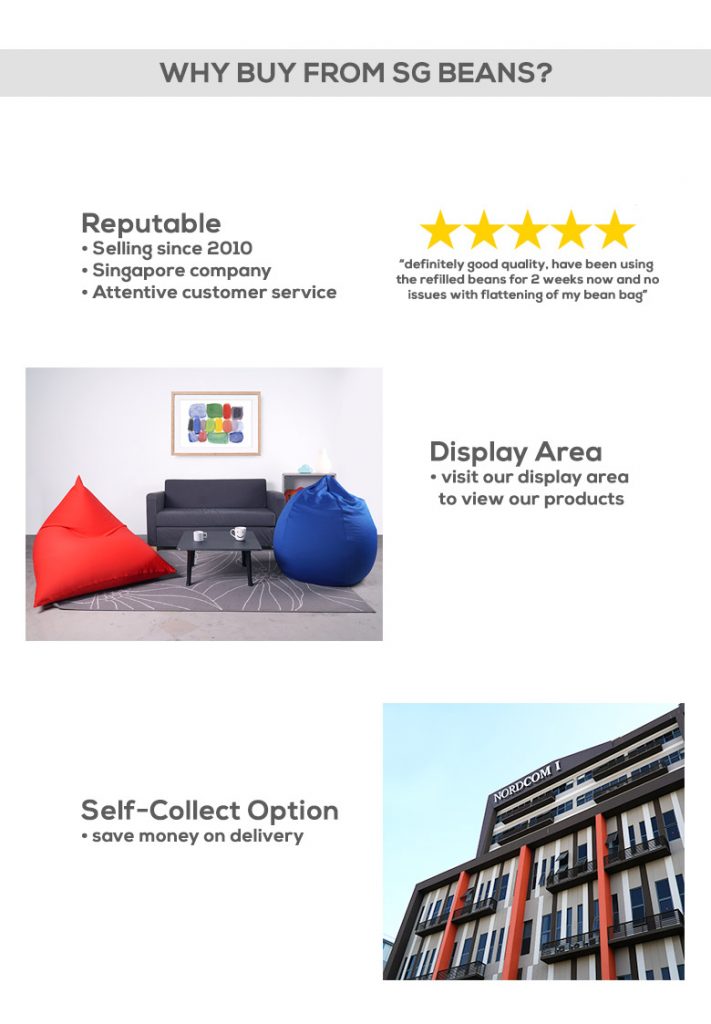 EPP Bean Bag Beans SG Beans Singapore Bean Bags, Beans Refill, Filler