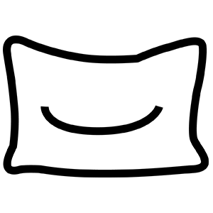 rectangular shaped bean bag