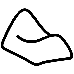 tetrahedral shaped bean bag